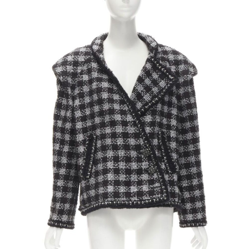 Chanel 2011 Tweed Asymmetric Jacket